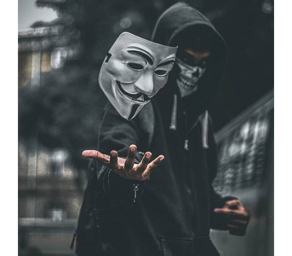 Mască Anonymous - Vendetta (Guy Fawkes)