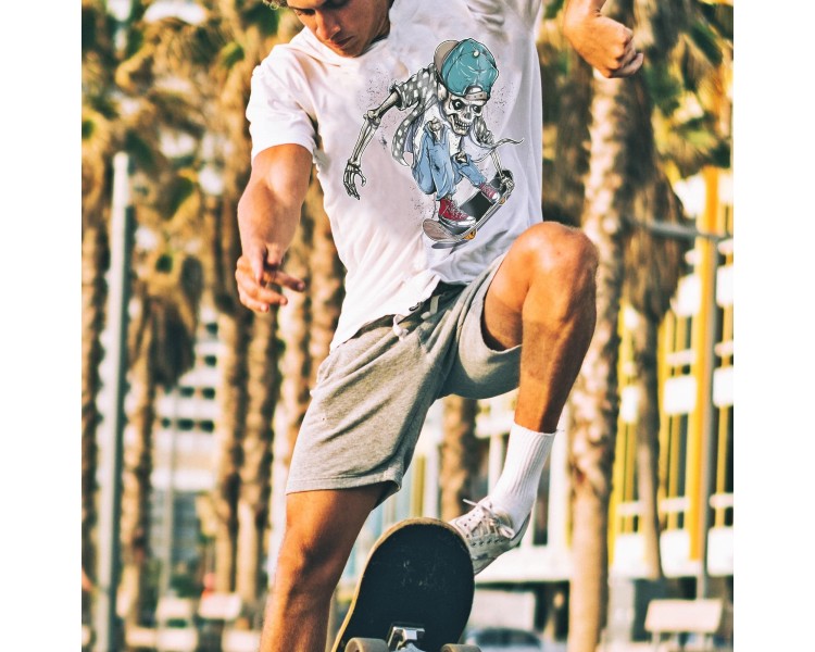 Tricou bărbați Skateboard Zombie