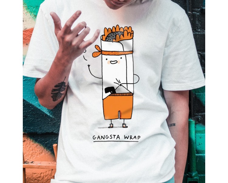 Tricou bărbați Gangsta Wrap