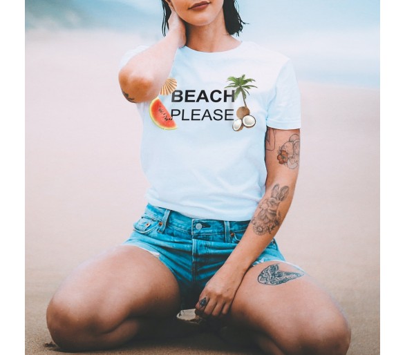 Tricou damă Beach please