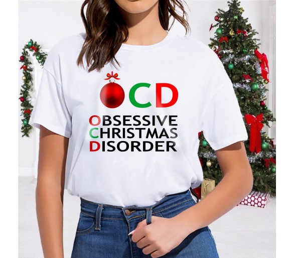 Tricou damă Crăciun - OCD